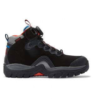 DC Shoes Navigator LX - δερματινα αδιαβροχα Χειμερινά Boots μαυρα γκρι κοκκινα | 540617VYO
