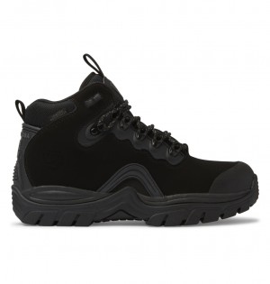 DC Shoes Navigator - δερματινα High Top Boots μαυρα μαυρα μαυρα | 934780BVF