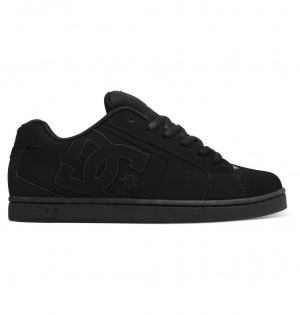 DC Shoes Net - δερματινα Shoes μαυρα μαυρα μαυρα | 735910TMU