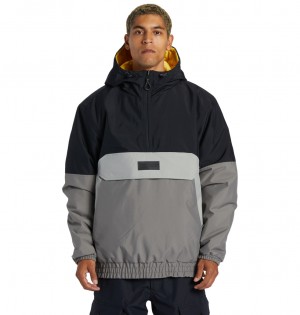 DC Shoes Nexus - Technical Reversible Anorak Snow Jacket μαυρα | 507869MWG