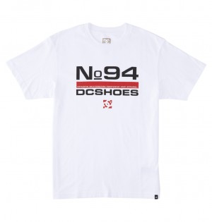 DC Shoes Nine Four - T-Shirt ασπρα | 279345LWC