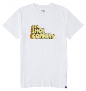 DC Shoes Nostalgic - T-Shirt ασπρα | 578213JQS