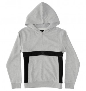 DC Shoes Optics - Zip-Up Hoodie 10-16 γκρι | 017536WUS