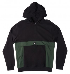 DC Shoes Optics - Zip-Up Hoodie μαυρα | 207185CHN