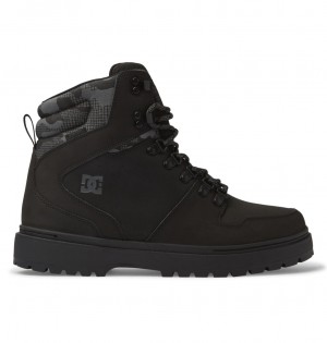 DC Shoes Peary Tr - δερματινα Boots μαυρα καμουφλάζ | 549068HCP
