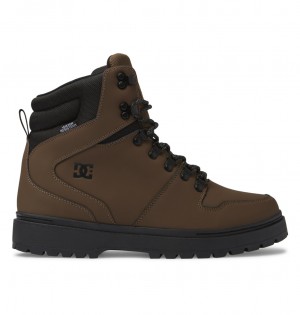 DC Shoes Peary Tr - δερματινα Boots σκούρο σοκολάτα | 863054JHG