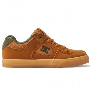 DC Shoes Pure Elastic - Shoes 8-16 σκούρο σοκολάτα | 328609YMV
