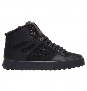 DC Shoes Pure High WNT - Χειμερινά High-Top Boots μαυρα μαυρα μαυρα | 273408DKR
