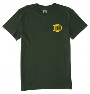 DC Shoes Rugby Crest - T-Shirt Sycamore | 324065BUK