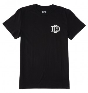 DC Shoes Rugby Crest - T-Shirt μαυρα | 690148KNY
