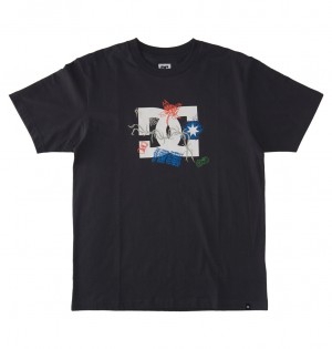 DC Shoes Scribble - T-Shirt Ebony | 248690CSG
