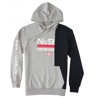 DC Shoes Shift - Hoodie γκρι μαυρα | 847169AYW