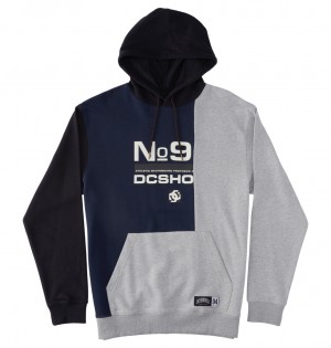 DC Shoes Static - Hoodie σκουρο μπλε | 652783WAM