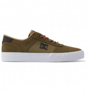 DC Shoes Teknic - δερματινα Shoes Ελιά καμουφλάζ | 308692JNH