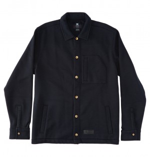 DC Shoes The Lux - Overshirt μαυρα | 845329VIP