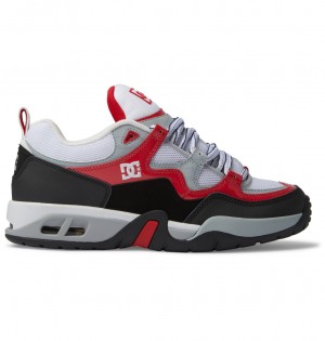 DC Shoes Truth Beng - δερματινα Shoes μαυρα ασπρα κοκκινα | 217943WFB