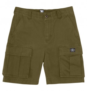 DC Shoes Tundra - Cargo Shorts 8-16 πρασινο | 492130XWD