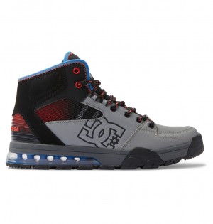 DC Shoes Versatile Hi WR - δαντελα-Up Boots γκρι μπλε | 180732BXH