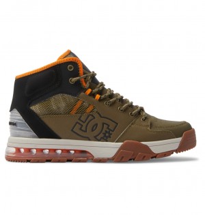 DC Shoes Versatile Hi WR - δαντελα-Up Boots Ελιά μαυρα | 309861XBI