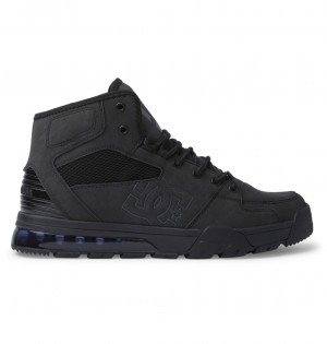 DC Shoes Versatile Hi WR - δαντελα-Up Boots μαυρα μαυρα μαυρα | 904867QTO