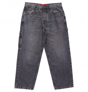 DC Shoes Worker - Baggy Carpenter Jeans μαυρα | 357014IHB
