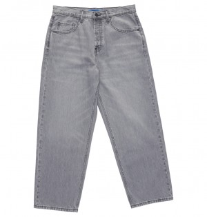 DC Shoes Worker - Baggy Fit Jeans γκρι ανοιχτο μπλε | 089431UMK