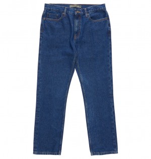 DC Shoes Worker - Ευθεία Fit Jeans μπλε σκουρο σκούρο | 568301NGC