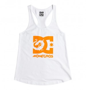 DC Shoes x Monegros - Vest Top ασπρα | 412703JUL